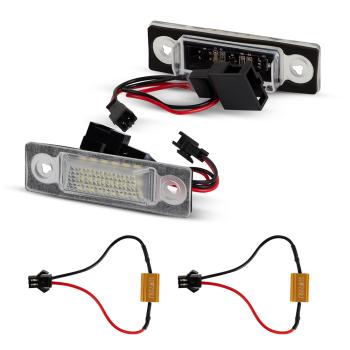 LED Kennzeichenbeleuchtung für Seat Alhambra | Typ 7V | BJ 2000-2010 für VW Sharan | Typ 7M9 | BJ 2000-2010